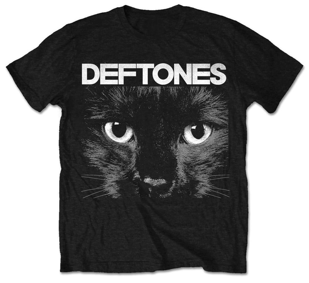 Deftones Sphynx Cats Eyes T-shirt Black Men S-234XL NG2339 Unisex T-Shirt S