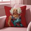 Singer R-RuPaul Cushion Cover Multi-Scene Pillow Cover for Home & Car - Reversible, Soft & Durable for Daily Use
