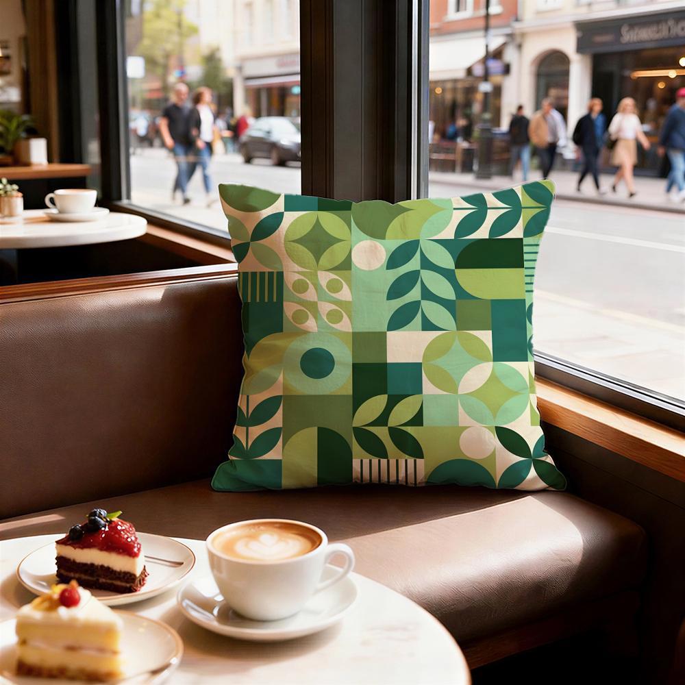 Floral Texture Cushion Cover Set of Decorative Short Plush Pillow Covers for Sofa Soft Cushion Case X Cm