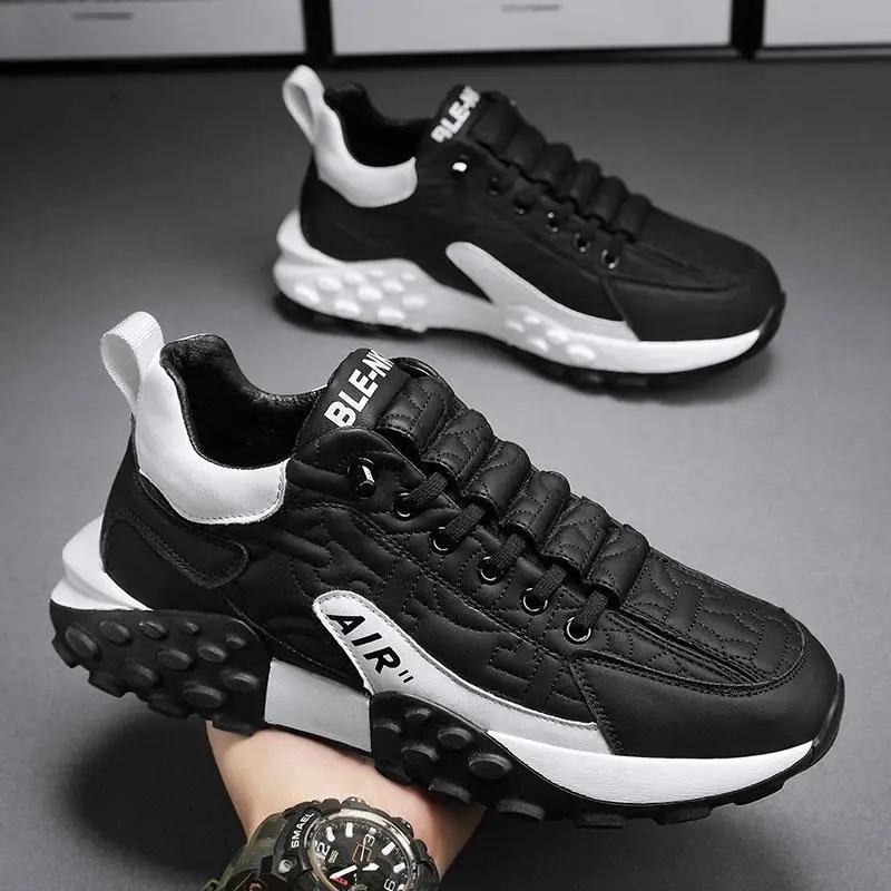 2024 Platform Rubber Men's Sneaker Summer Men Sneakers Non-Slip Male Tennis Shoes Gym Running Sports Shoes