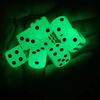 5/10 Stück 16mm Leuchtende Fluoreszierende Würfel für Bars KTV Abschluss Single Partys Würfel Puzzle Brettspiele TRPG D6 Würfel JXB