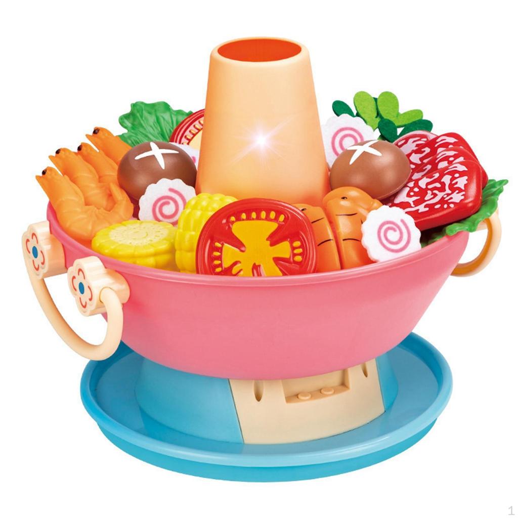 Playset Toy with Pretend Toys Role Kitchen Utensils