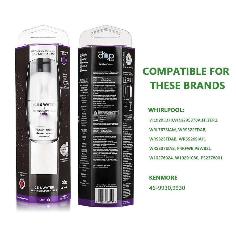 EDR1RXD1 Refrigerator Water Filter DROP1 - Popular Model, In Stock for Fast Shipping