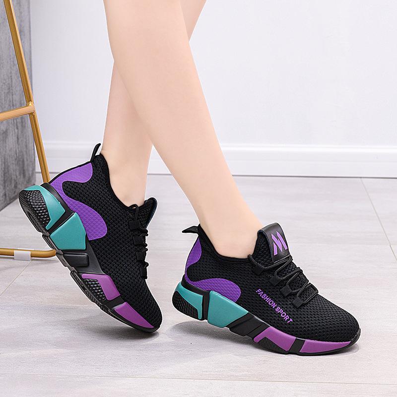 Old ******* cloth shoes women's shoes ****** and summer sports walking breathable mother shoes large size one pedal middle-aged and elderly s**t sol