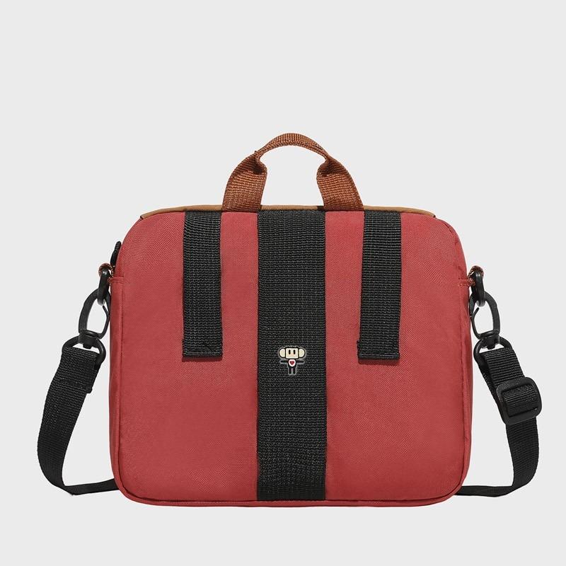 Einschulter-Umhängetasche, Lässige Mehrfarbige Damen-Tasche, Horizontale Quadratische Damen-Tasche