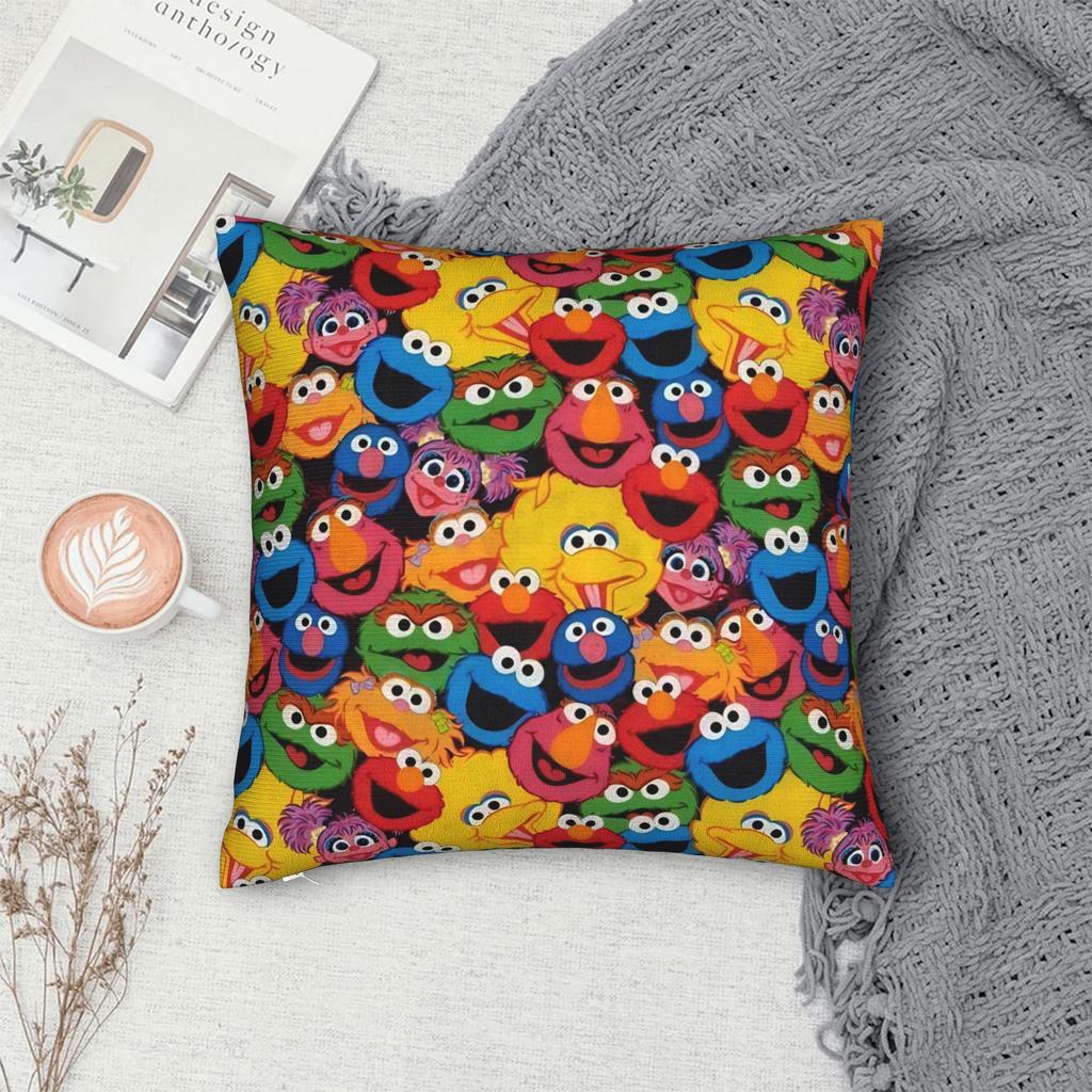 Warm Car Cookies Monsters Decorations Pillowcase Stuff Pillow Covers Square Multi Size