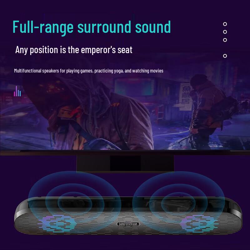 Sowell SA-A3 Wired USB Desktop Soundbar Speaker