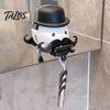 Wall Adhesive Shaver Hook Cartoon Gentleman Holder, Punch-free Razor Storage Punch Free Hanger Rack, Mounted Waterproof Manual Organizer Dormitory