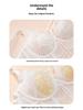 Adjustable Women's Bra: Side Breast Correction, Anti-Sagging, Eight-Row Buckle, Soft Steel Ring, Summer Thin Style.