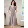New Chinese Style High-end and Elegant Dress for 2026 Summer, Comfortable, Casual and Elegant for Women, Slimming Down with a Mid Length Skirt