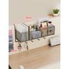 Cesto Portaoggetti da Appendere alla Scrivania Organizer Multifunzione per Cubicolo Ufficio Tavolo da Dormitorio Scaffale da Parete con Ganci
