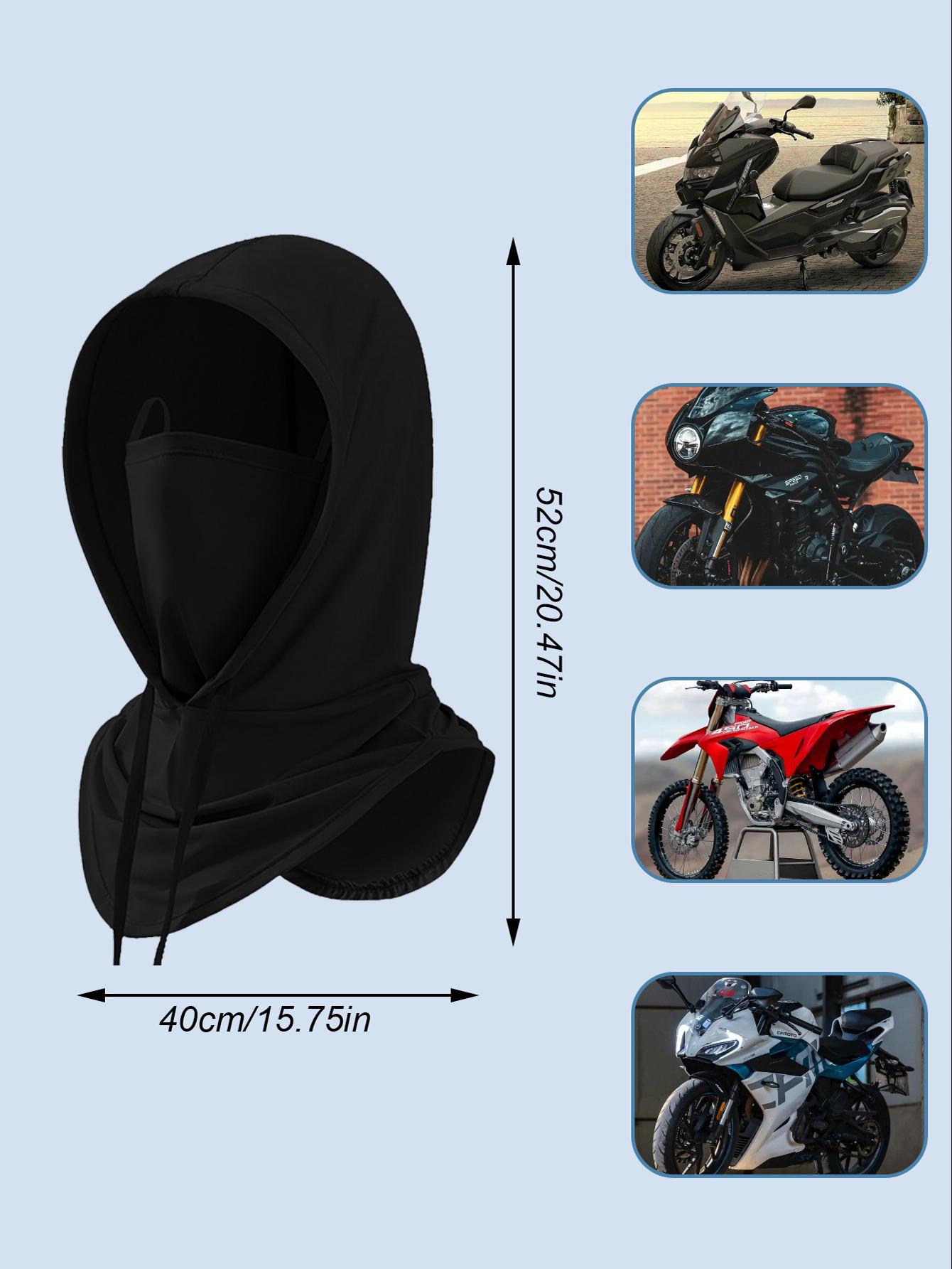 

UPF50 +Sun Protection Balaclava – Lightweight & Breathable Face Mask for Motorcycle, Cycling, Hiking & Outdoor Sports чёрный