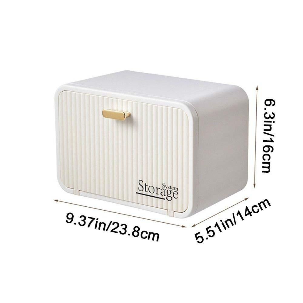 Large Capacity Transparent Storage Rack Wall Mounted Toilet Paper Organizer  Bedside Table