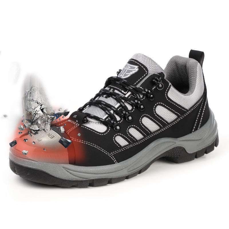 Spring Safety Work Shoes: Anti-Smash, Puncture-Resistant, Durable Soles, Oil, Acid & Alkali Resistant for Construction Sites