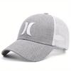 Double crescent embroidered baseball net hat truck driver dad hat men's and women's fashionable decoration summer