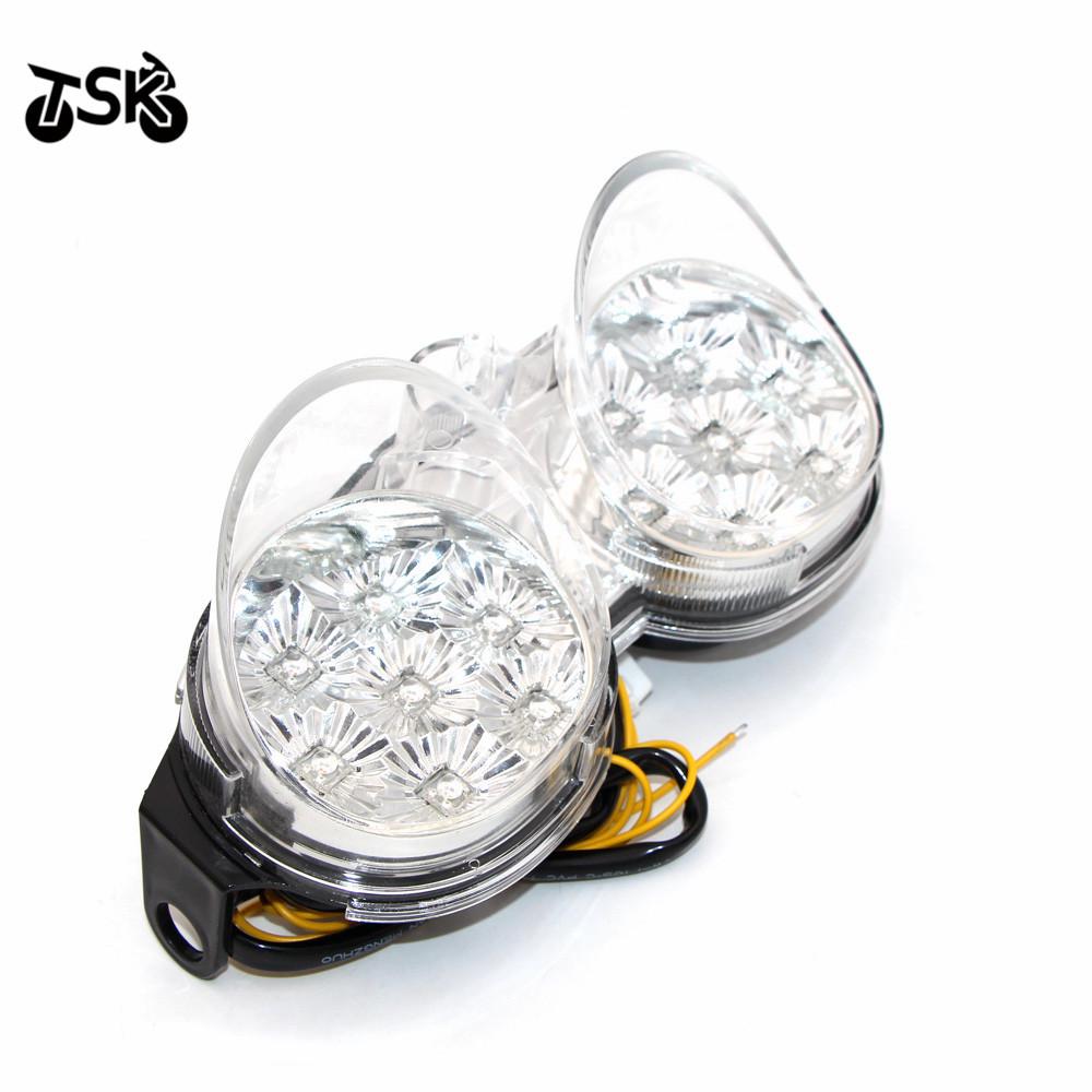 Compatible Tail Light for Yamaha YZF R6 2001-2002 Motorcycle Rear белый