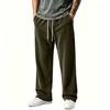Men's Corduroy Pants Loose Fit Wide Leg Casual Comfortable for Everyday Wear