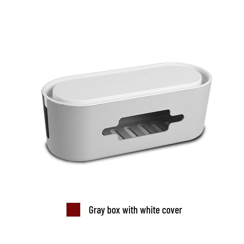 

Power Cable Organizer Box - Cord, Charger & Strip Storage Solution
