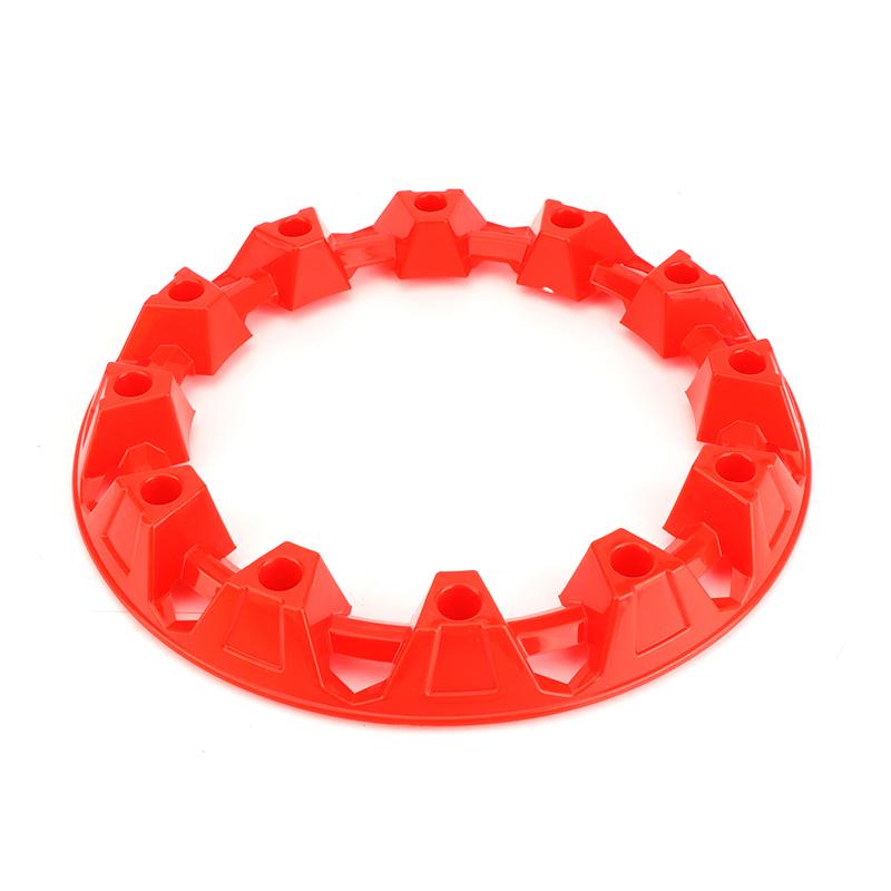 4 Pack 10 Inch Wheels ATV Wheel Trim Rim Caps Hub Protectors Universal Vehicle All Terrain Wheel Plastic Cover Accessories