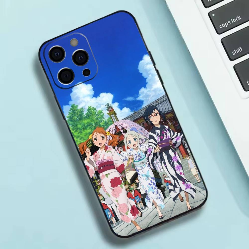 AnoHana M-Meiko Anime H-Honma Phone Case Silicone Soft For IPhone 17 16 15 14 13 12 11 X XR Plus Pro Max Plus