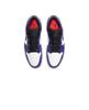 Air Jordan 1 Low Schwarz/Court Purple/Weiß Herren Retro-Sneaker 553558-500