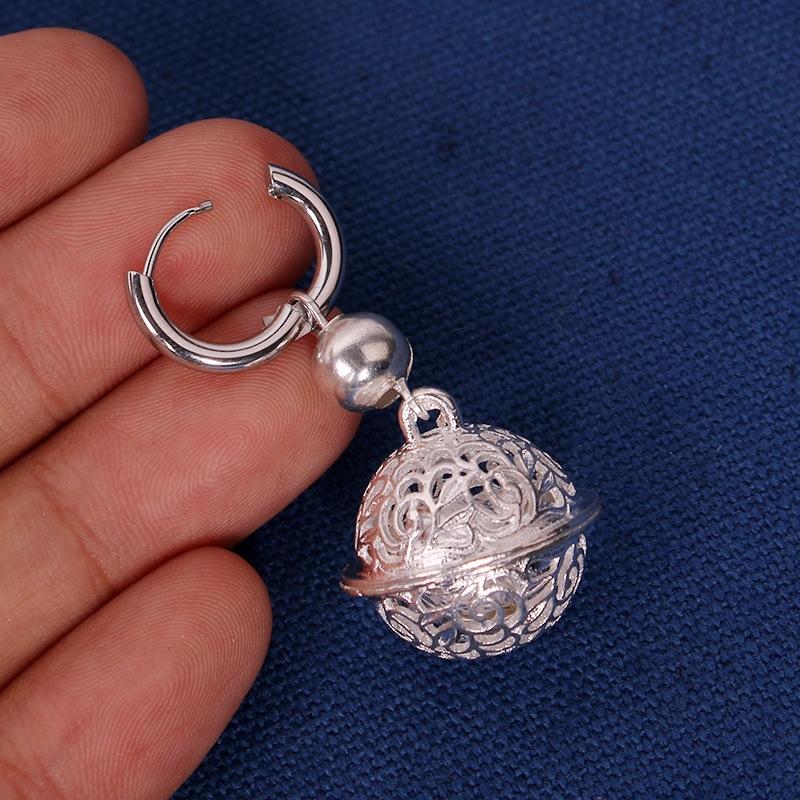 Anime Tokyo Revengers Chifuyu Matsuno Cosplay Örhängen Svart Silver Guld Färg Ringörhängen Öronklämmor För Kvinnor Män Smycken