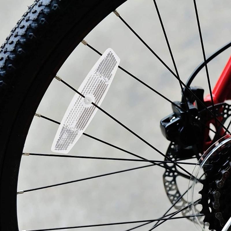 1 Stück Fahrradreflektor Fahrradfelgen Speichen Räder Speichenreflektoren Sicheres Warnreflektierendes Blatt für Fahrräder