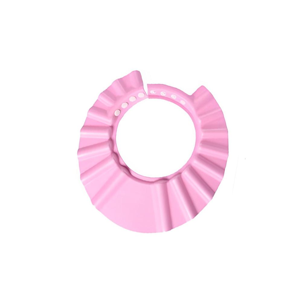 

Baby Shampoo Bathing Caps Adjustable Soft Hat Bath Cover Head Headgear Hair Wash Water-proof for Toddler Infant Children pink
