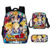 Primary And Secondary School Students Dragonball Schoolbag Three-Piece Cartoon Animation Backpack