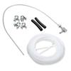 Car Heater Fuel Stand Pipe Hose Gas Tank Pick up Clip Pipe Tube Line with 4 Clamps For Webasto Eberspacher VW T5 T6