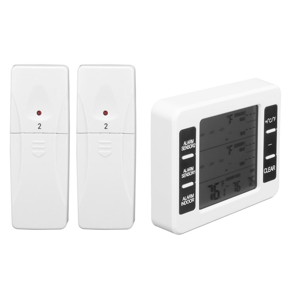 Teploměr do lednice Bezdrátový senzor Monitor teploty se zvukovým alarmem pro domácí kuchyň