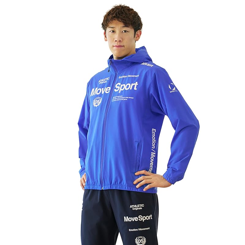 

[Move Sports] jersey cross Descente AIRY TRANSFER TAIKYU authentic logo full zip hoodie stretch water repellent Not easy to fade training running