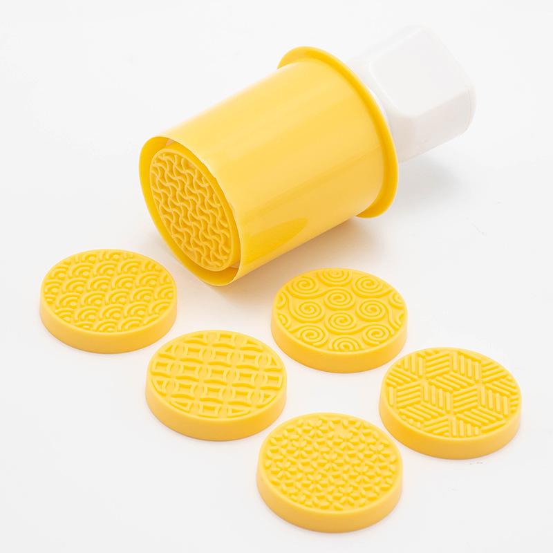 

Мультяшный штамп для печенья, форма для печенья с рождественской елкой, самодельная форма для печати, декор для печенья жёлтый