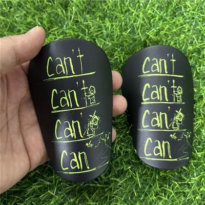1 Paar Mini-Schienbeinschoner aus EVA-Schwamm, kleine Beinschutz-Schaftplatten, Fußball-Schienbeinschoner