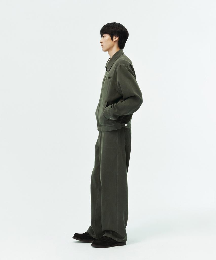 Blankroom Garments Dyed Jacket_Olive