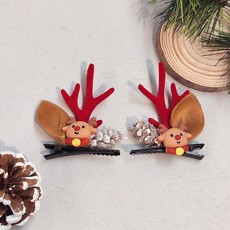 Świecące Świąteczne Akcesoria do Włosów Bałwana: Świecąca opaska i spinka do włosów dla dorosłych i dzieci