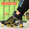 anti-slip work shoes high man safety shoes steel toe cap industrial work boots for women cheap man safety sneakers 48 49 50