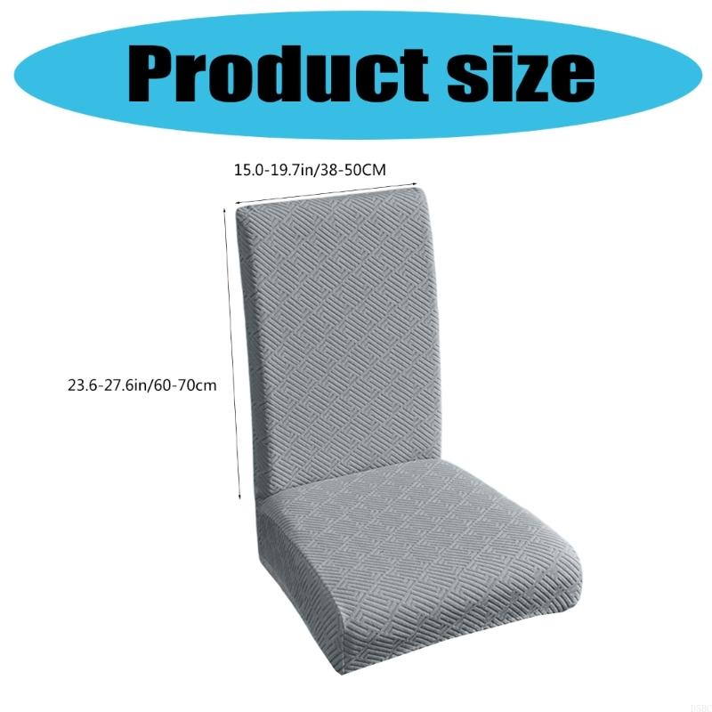 Resilients Waterproofs Protectors Jacquard Mazes Stretchable Materials For Dining Chairs Office Furnitures Hotel Decoration