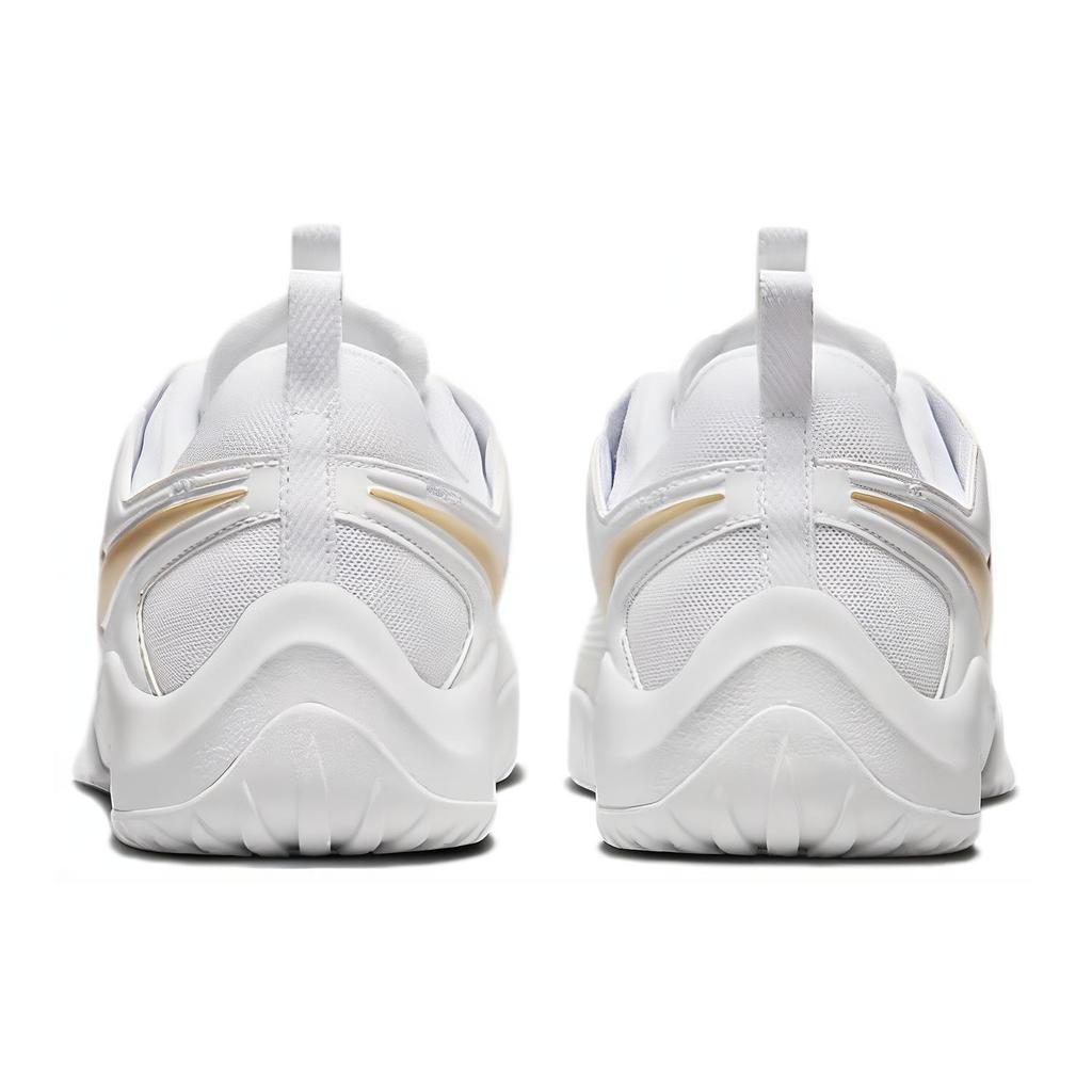 New Nike AIR ZOOM HYPERACE 2 Abrasion Resistant Breathable Low Top Training Shoes Unisex White Gold DM8199-170