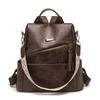 PU Backpack Women's Large Capacity Tassel Backpack Lightweight Multi-function Shoulder Bag