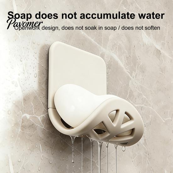 Kitchen Sink Sponge Holder Wall Mounted Flexible Holder, Traceless Adhesive Drain Rack, Space Storage Rack for Soap Saving Bendable And Countertop