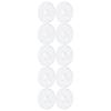 10pcs Nail Art Storage Box 12 Grids Round Dustproof Clear Jewelry Organize Container for Beads