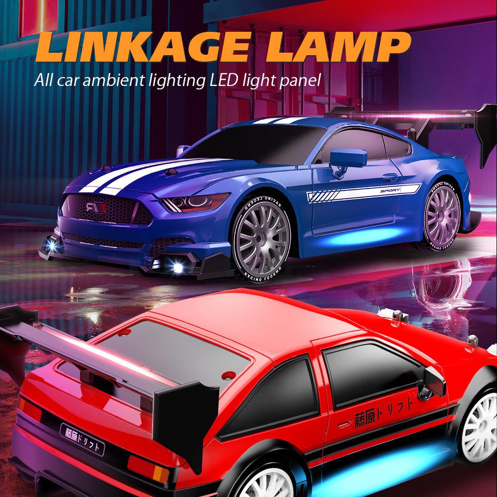 AE86 RC High-Speed Drift Car: Four-Wheel Drive, Drop-Resistant, Children's Remote Control Racing Model Toy