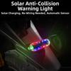 4Pcs Flashing Mode LED Warning Light Solar Powered Electric Vehicle Led Rear Light  Emergency Use