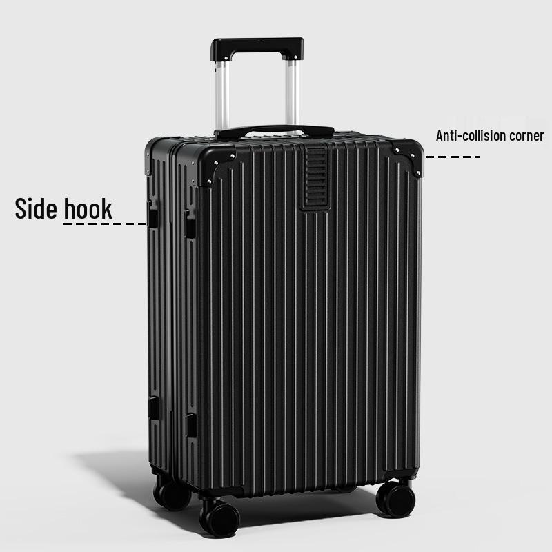

Durable Large Capacity Student Trolley Travel Suitcase with Combination Lock and Universal Wheels 18-inch