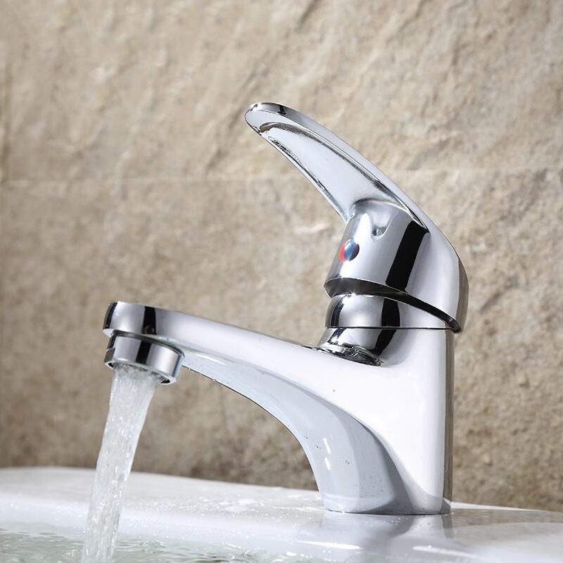 Hibiscus Brass Single Cold Basin Faucet