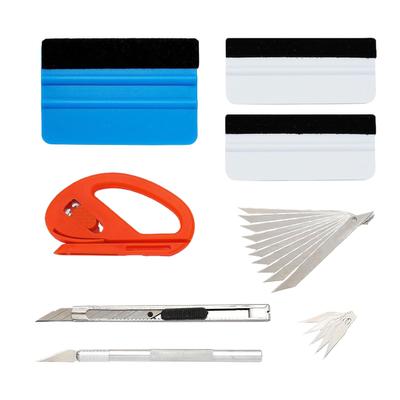 Autofolien-Wrap-Tool-Kit, Vinyl-Spachtel, Schaber, Cutter für Fahrzeugfenstertönung, Autozubehör, Wrapping-Tools, Rakel-Set