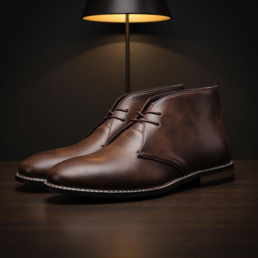 Boots Leather Retro Brand 2026 Casual Comfortable Fashion Outdoor Walking Shoe