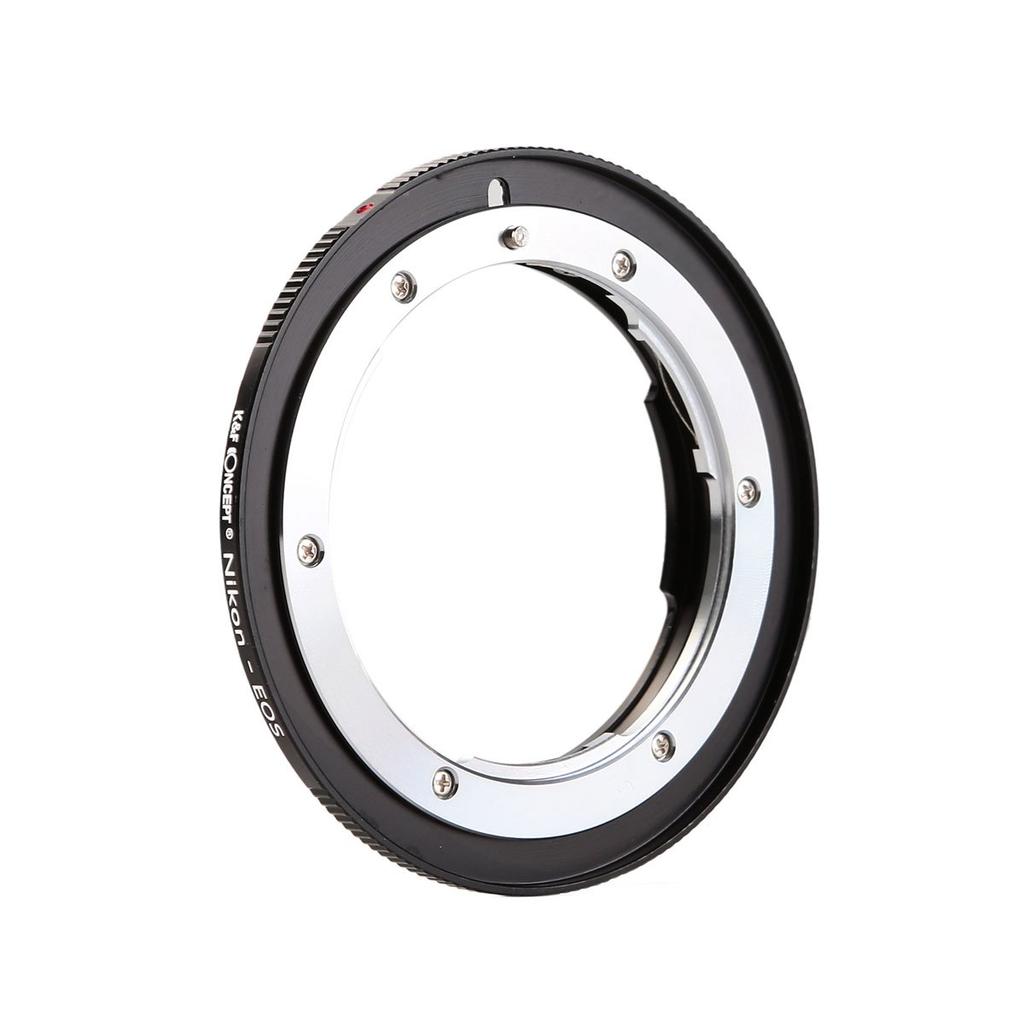 Concept Mount Adapter F Lens To Canon To K&F (Nikon EF) F-Mount EF-Mount (KF-NFEF)