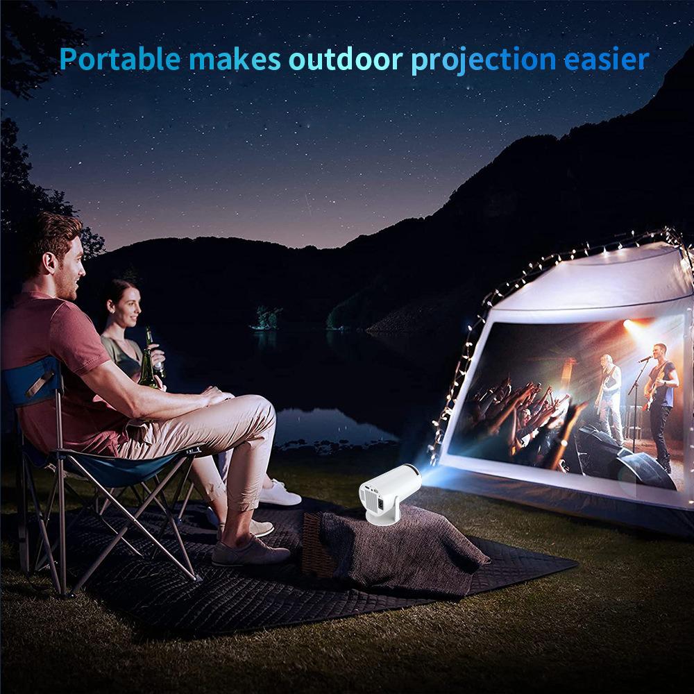 New HY300 4K Mini Game Console Projector: Portable, Interactive Family Entertainment with Wireless Controller